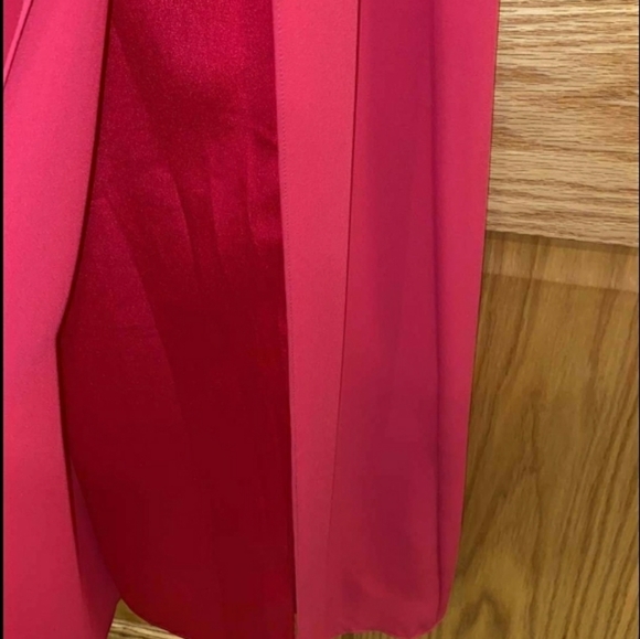 Halston Heritage Strapless Drape Back Flowy Gown - Picture 10 of 15